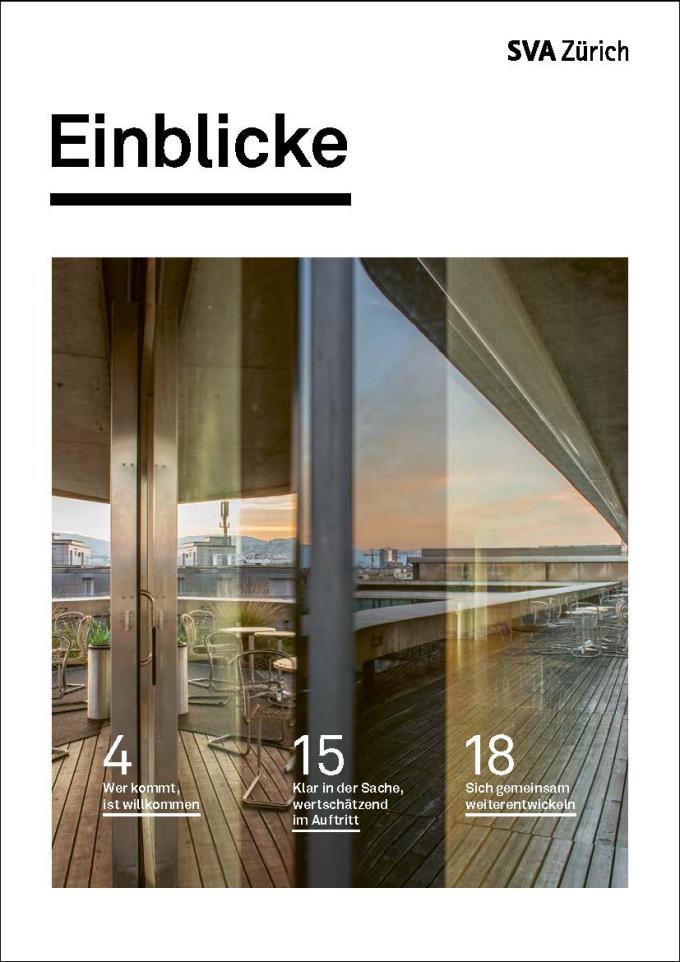 PDF, SVA Zürich: Unternehmensbroschüre
