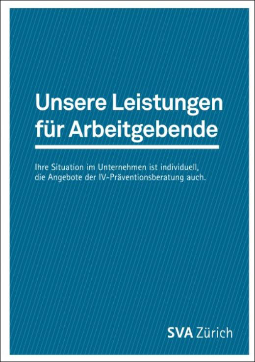PDF, Broschüre: Unsere Leistungen für Arbeitgebende