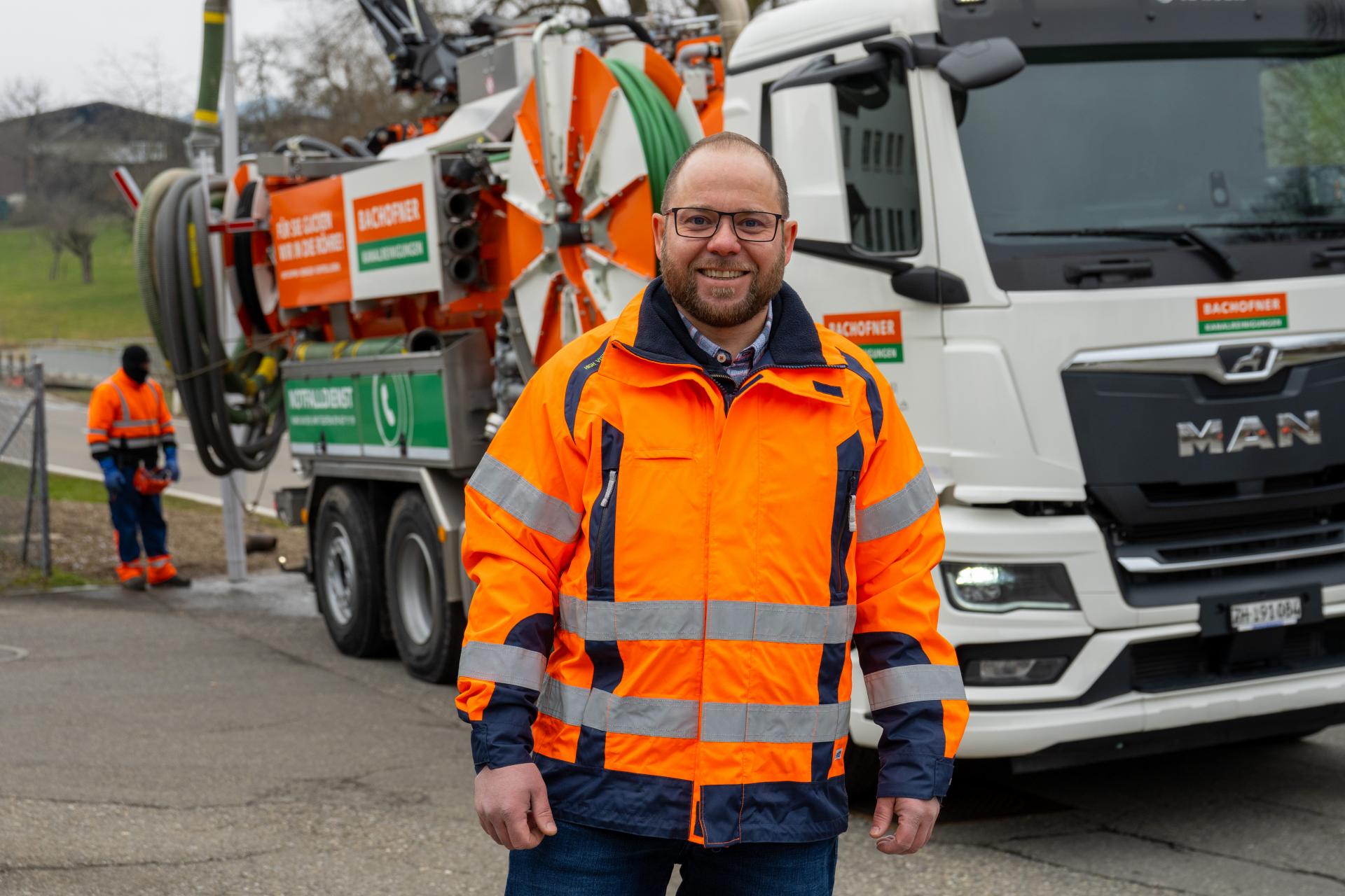 Andreas Schulthess ist Inhaber und Geschäftsführer der Bachofner Kanalreinigungen AG in Fehraltorf.
