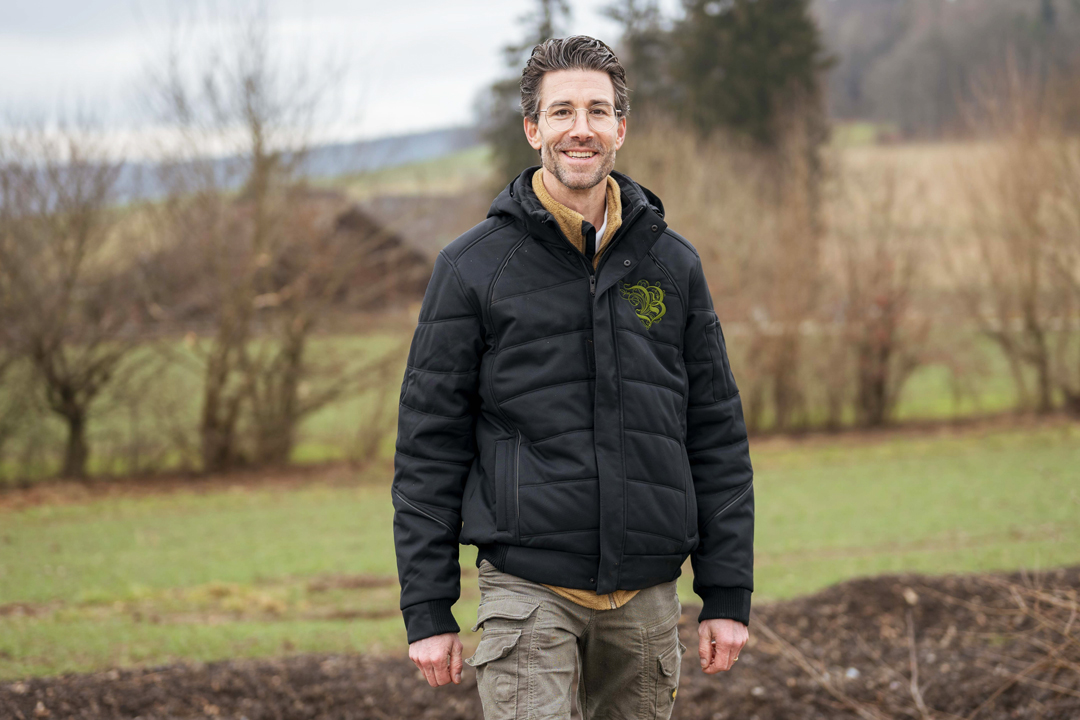 Patrick Bösch, Geschäftsführer und Inhaber der Bösch-Gärten AG in Neerach.
