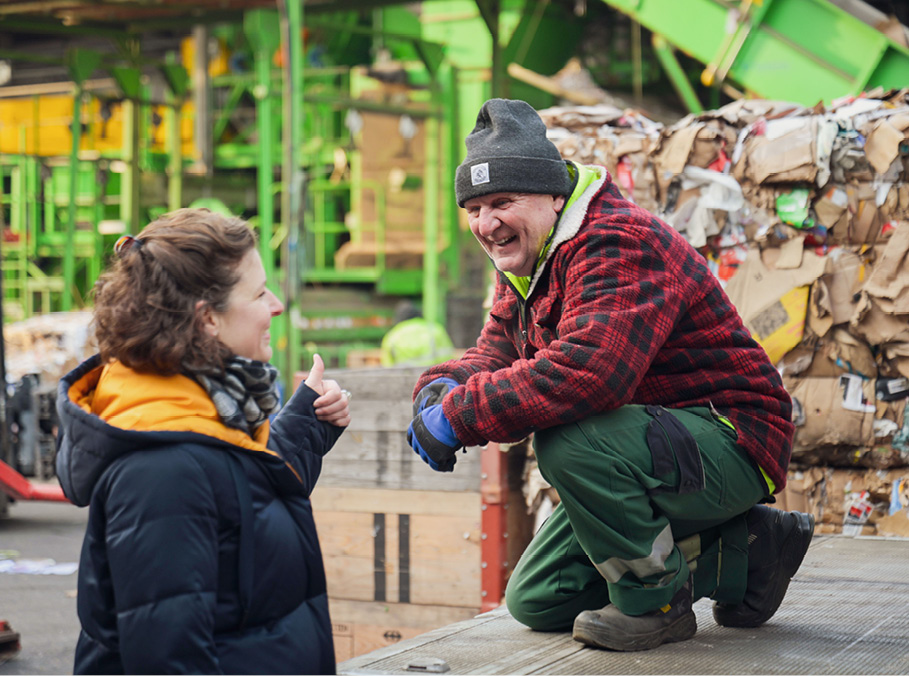 Wertschätzende Chefin: Auf dem Werksgelände begegnet Judith Maag jedem auf Augenhöhe.
