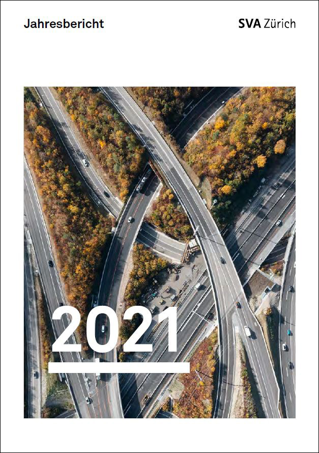 Titelbild Jahresbericht 2021 der SVA Zürich